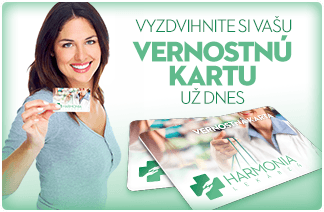 Lekáreň Harmonia - Vernostná karta